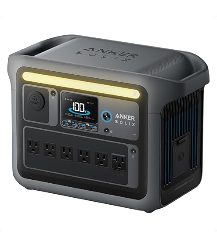 発電機・ポータブル電源 Anker Solix F1500 Portable Power Station Anker SOLIX F1500 Portable Power Station 1800W Solar